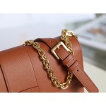 Montaigne New Montaigne palm print chain bag palm print deep bronze